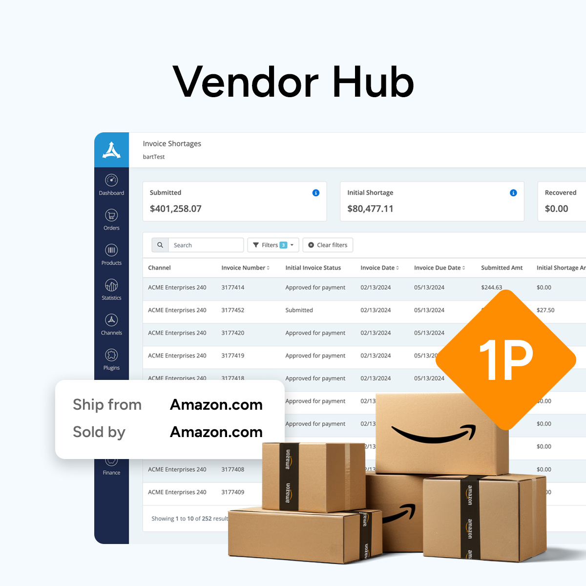 Vendor hub home